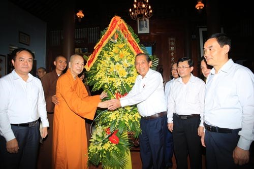 Phó Thủ tướng Trương Hòa Bình chúc mừng Lễ Phật đản - ảnh 1
